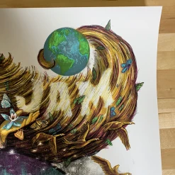 Colorado Pearl Jam - 2020 Zeb Love Poster Denver, CO Pepsi Center