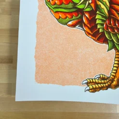 Gig Posters Dodo - 2021 BioWorkz Poster Dave Matthews Band Orange