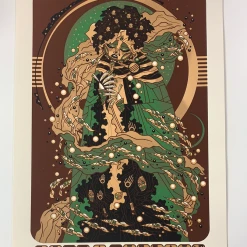 Like A Villain - 2014 Guy Burwell Poster S/N Gig Posters