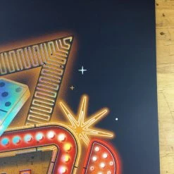 Van Morrison - 2017 DKNG Poster Los Vegas NV Caesar's Palace FOIL Foil Posters