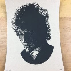 Gig Posters Bob Dylan The Rolling Stone - 2014 Brian Methe Art Print