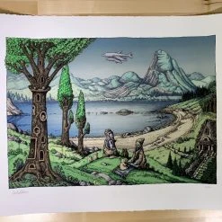 The Mountain Lake - 2021 David Welker Poster, Art Print 1st