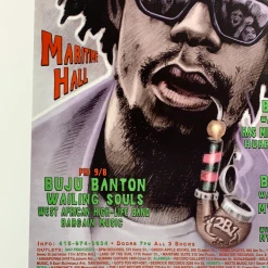 Martin Travers MHP 99 Wailing Souls - 2000 Poster Maritime Hall San Fran 1st