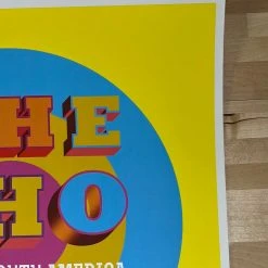 Sold Out Posters Gig Posters The Who - 2017 Poster North & South America Tour Screen Print