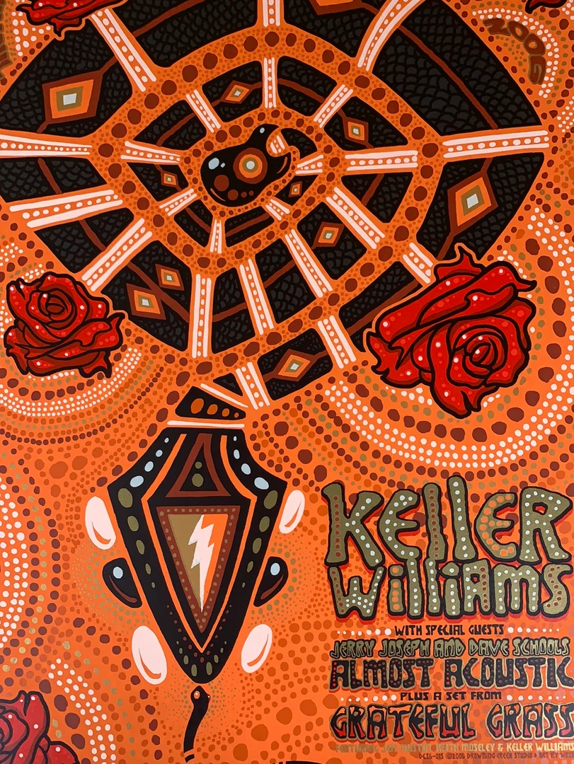 Colorado Keller Williams - 2006 Jeff Wood Poster Denver, CO The Fillmore