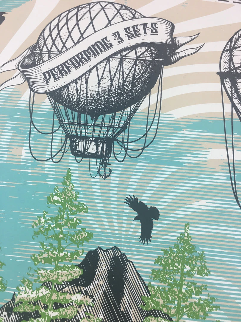 Gig Posters Leftover Salmon - 2017 Derek Hatfield Poster Salt Lake City, UT The Depot