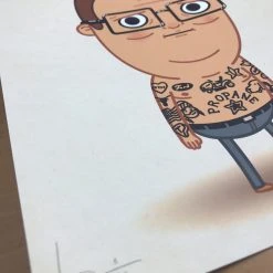 Movie/TV Posters Tatoos - 2016 Mike Mitchell Poster Hank Hill, King Of The Hill