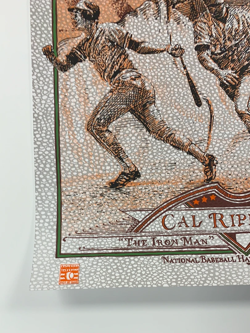 Cal Ripken - 2015 David Welker Poster FugScreens Studios Variant Art Prints