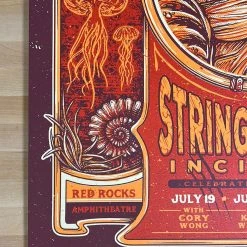 Half Hazzard Press String Cheese Incident - 2019 Half Hazard Poster Red Rocks Morrison, CO Colorado