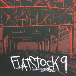 Flatstock 9 - 2006 Daniel Danger Poster Chicago, IL Union Park