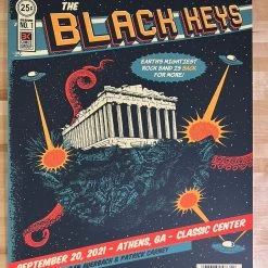 The Black Keys - 2021 Status Serigraph Poster Athens, GA Gig Posters