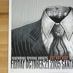 Gig Posters Weezer - 2005 EMEK Poster Santa Barbara Bowl, CA