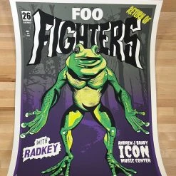 Foo Fighters - 2021 Brian Methe Poster Cincinnati, OH Gig Posters