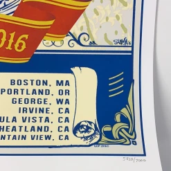 Sold Out Posters Dead & Company - 2016 VIP Poster Summer Tour Gig Posters