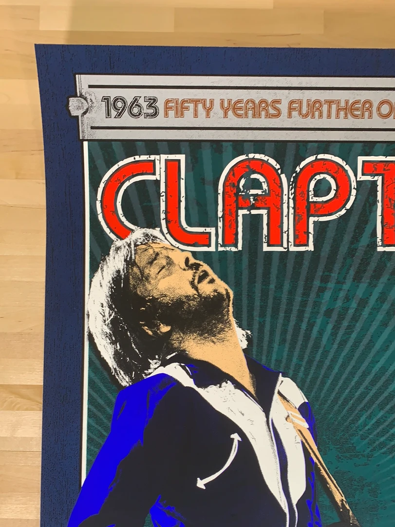 Eric Clapton - 2013 Ron Donovan Firehouse Poster European Tour Gig Posters