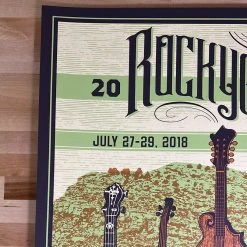 Colorado Rockygrass - 2018 Status Serigraph Poster Lyons, CO
