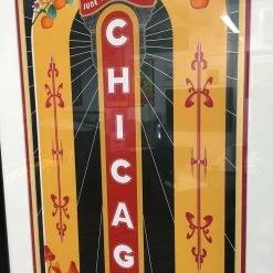 The Allman Brothers Band - 2002 Daniel Bretz Poster Chicago FRAMED