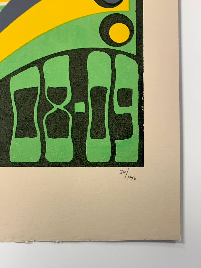 Colorado Widespread Panic Yonder - 2008/2009 Tripp Poster Denver, CO NYE