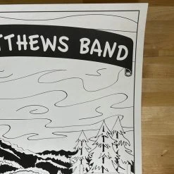 Dave Matthews Band - 2020 Jamison Grace Coloring Poster Quincy, WA Gig Posters