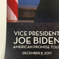 Sold Out Posters Joe Biden - 2017 1st Edition Original Poster Austin, Texas Paramount Theatre