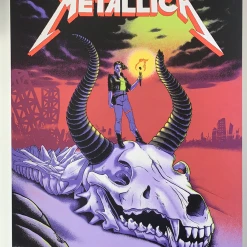 Metallica - 2019 Erin Gallagher Poster Amsterdam, NED World Wired Tour