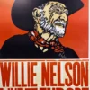 Willie Nelson - 2010 Hatch Show Print 6/24 Poster Bruxelles, Belgique