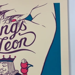 Gig Posters Kings Of Leon - 2017 Dan Grissom Poster Clarkson, MI DTE Energy