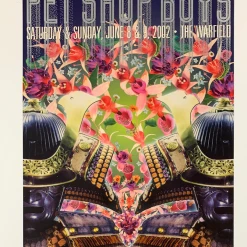 Pet Shop Boys - 2002 Frank Wiedemann Poster The Warfield Theatre San Fran 1st Gig Posters