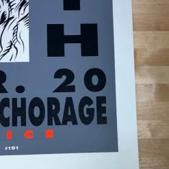 TAZ Gig Posters Megadeth - 1998 T.A.Z. Poster Anchorage, AK Eagen 1st Ed