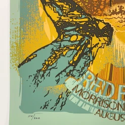 Sold Out Posters Colorado Yonder Mountain String Band - 2010 Poster Red Rocks Morrison, CO