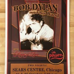 Bob Dylan - 2006 Geoff Gans Poster Chicago, IL