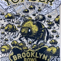 Gig Posters Yonder Mountain String Band - 2012 Johnny Sampson Poster New York Brooklyn