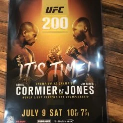 Sold Out Posters UFC 200 Poster Daniel Cormier Vs. Jon Bones Jones