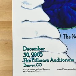 Yonder Mountain String Band - 2005 Jamie Huntsman Poster The Fillmore Denver, CO 12/30 Colorado