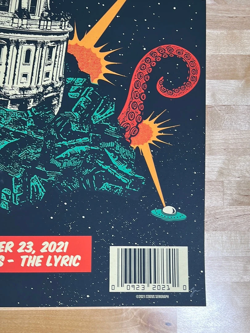 The Black Keys - 2021 Status Serigraph Poster Oxford, MS