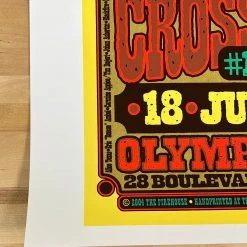 Crossroads Guitar Festival - 2004 Chuck Sperry Poster, Eric Clapton Paris