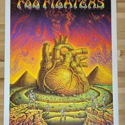 Gig Posters Foo Fighters - 2015 Emek Poster Print Portland, OR Moda Center AE