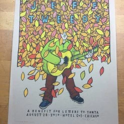 Jeff Tweedy - 2010 Jay Ryan Poster Chicago, IL Hotel S&S