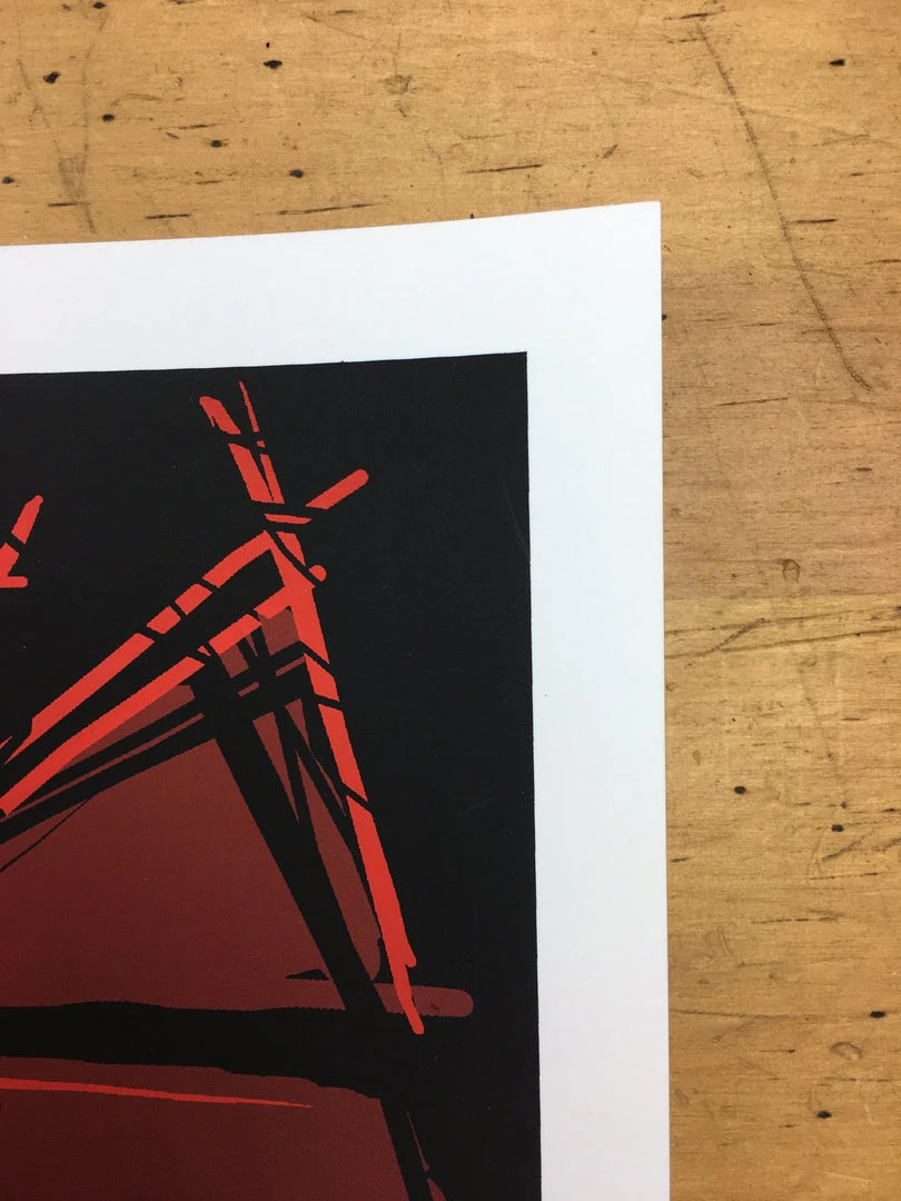 Flatstock 9 - 2006 Daniel Danger Poster Chicago, IL Union Park