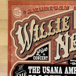 Willie Nelson - 2015 Franks Brothers Poster Nampa, Idaho