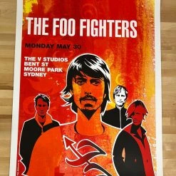 Foo Fighters - 2005 Craig Phillips Poster Sydney, Australia Moore Park