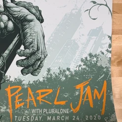 Pearl Jam - 2020 Shawn Byous Poster Hamilton, ON, CAN Gig Posters