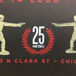 Sold Out Posters Swervedriver - 2008 Poster Chicago, IL Metro Chicago