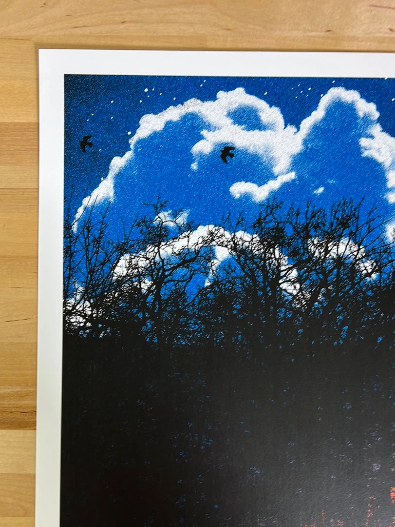 Radiohead - 2012 Joshua Budich Poster St. Triphon, Switzerland 2nd Gig Posters