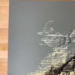 Urban Corvus - 2009 Dan Grzeca Poster Art Print Charcoal Grey