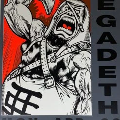 TAZ Gig Posters Megadeth - 1998 T.A.Z. Poster Anchorage, AK Eagen 1st Ed