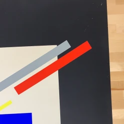 Charles Hinman Neoplastique #7 - Jean Gorin 1974 Art Print Denise Rene Original Vintage Art Prints