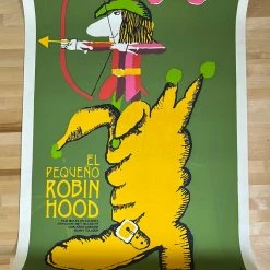 Eduardo Munoz Bachs El Pequeno Robin Hood - 1975 Cuban Movie Poster Original Vintage