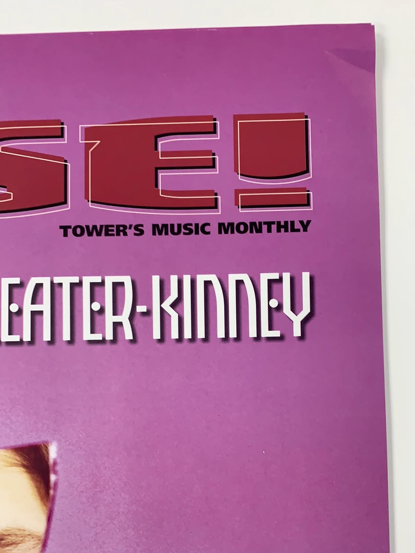 Sold Out Posters Sleater Kinney - 2000 Original Promo Poster June Pulse Tower Music