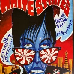 The White Stripes - 2001 J. Shea Poster Fillmore Auditorium San Fran 1st